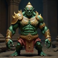 Krong Reap, the demon king from the Reamker