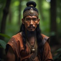 Mythlok - Laksamana Laksamana from Hikayat Seri Rama, depicted as a young Malay warrior with refined features