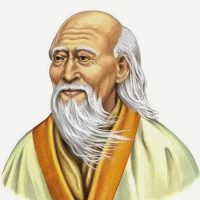 Portrait of the Chinese philosopher Laozi