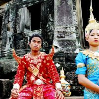 Cosplay of the Cambodian demigod Neang Seda
