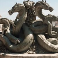 Statue of the Chinese Dragon Panlong