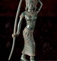 Figurine of the Laotian and Thai goddess Phra Mae Thorani