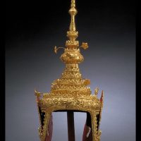 The headdress of the Cambodian god Preah Ream