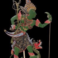 Mythlok - Seri Rama puppet Shadow Puppet of the Malaysian hero Seri Rama