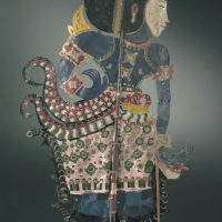 Shadow puppet of the Malaysian cultural heroine Siti Dewi