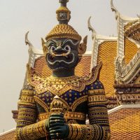 Thotsakan Statue of the Thai Demon king Thotsakan