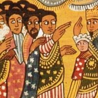 Classical depiction of the Oromo king Angabo