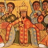 Classical depiction of the Oromo king Angabo