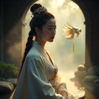 portrait of Aryeong Jong, the first queen of Silla,