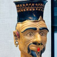 An artifact that represents Charun the Etruscan psychopomp