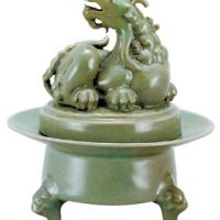 Table decoration featuring the Korean Girin