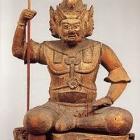 Figurine of the Japanese God Gozu Tenno