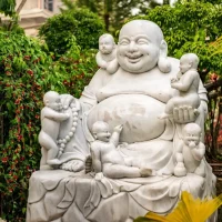 Statue of the Japanese god Hotei