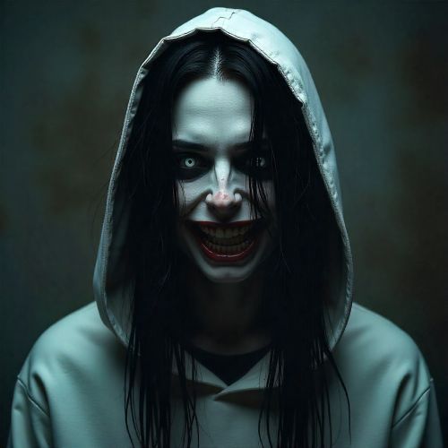 humanoid figure inspired by Jeff the Killer