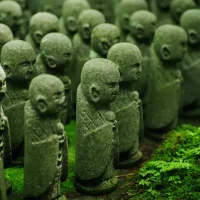 Statues of the Japanese Boddhistava Jizo