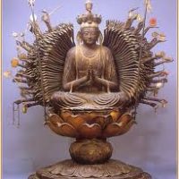 Figurine of the Japanese bodhistava Kannon