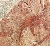Ancient wall art of the Mishipeshu