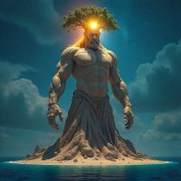 Mythlok - Na Atibu Na Atibu, the towering cosmic god of Kiribati mythology