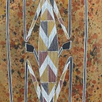 Ancient art of the Kunwinjku lightning man Namarrkon