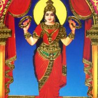 Traditional image of the Sri Lankan goddess Pattini