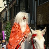 Cosplay of the Japanese god Sarutahiko