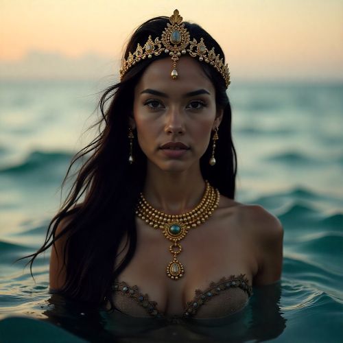 Suvannamaccha, the golden mermaid princess from Thai legend.