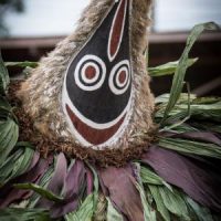 Mast of the Tolai ancestral spirit Tubuan